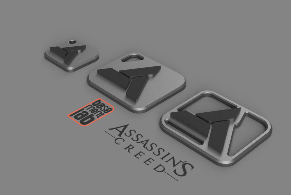 Abstergo Industries - Assassins Creed  Key Chain - Portachiavi - Porteclef