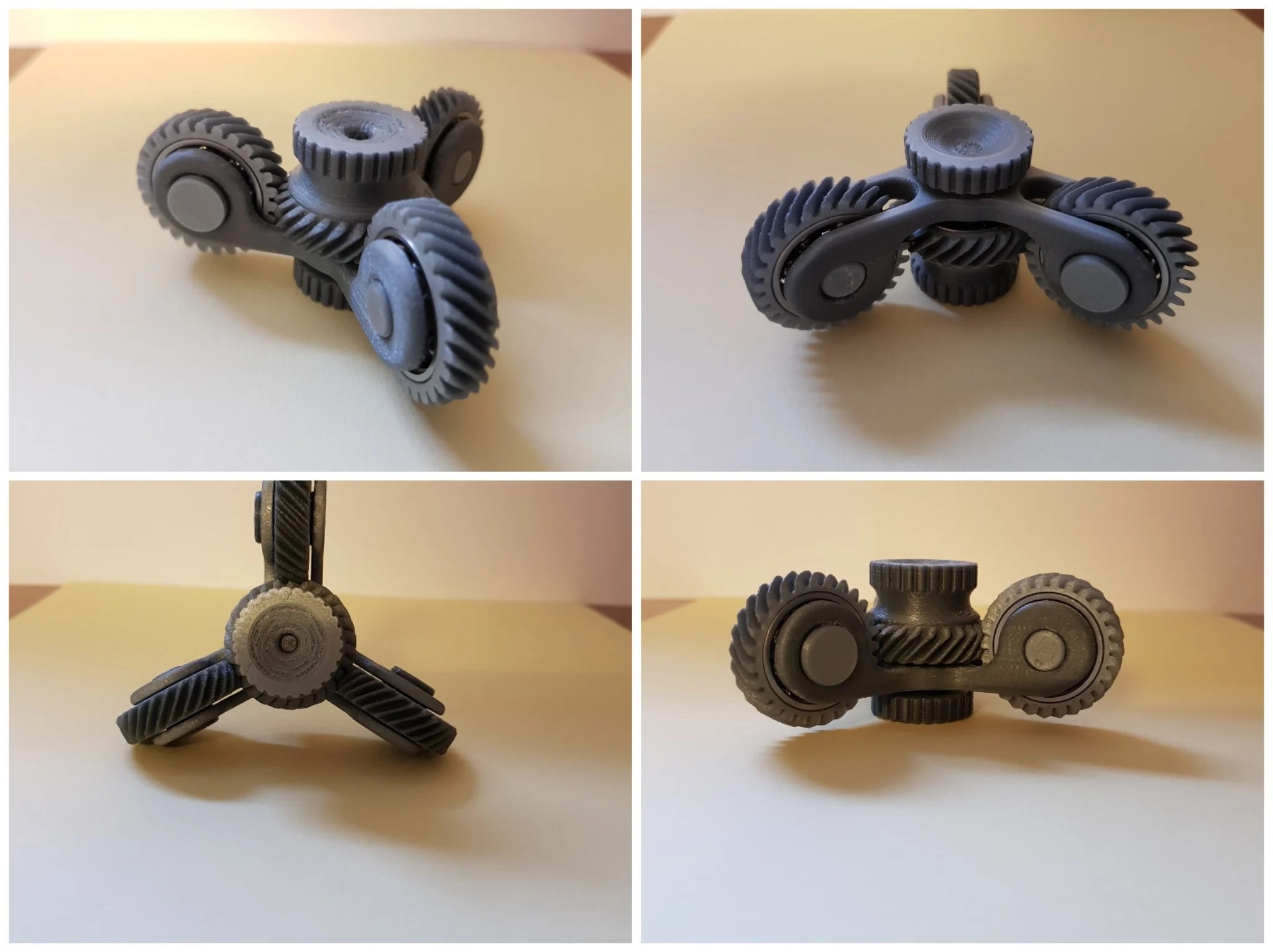 Spinner helical gear