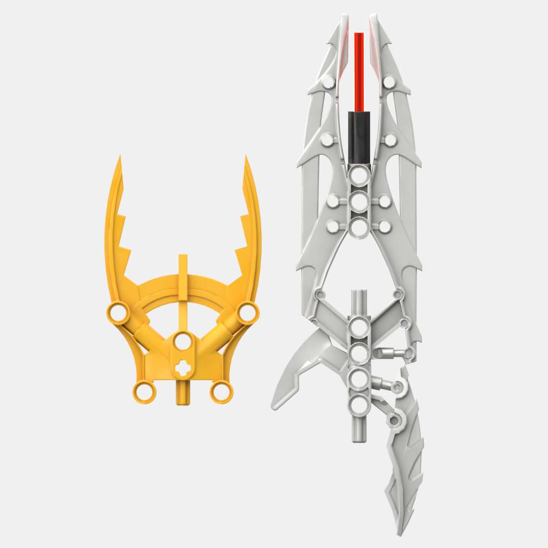 Bionicle Mata Nui prototype Weapons Pack