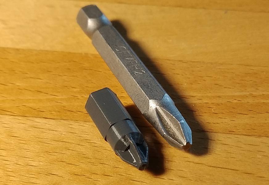 Phillips and Slot Screwdriver Bits