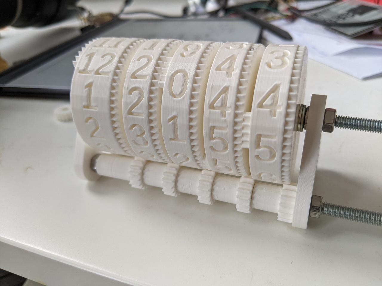 Odometer Clock