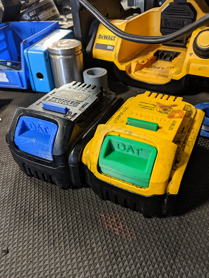 DeWalt 20V Battery Button