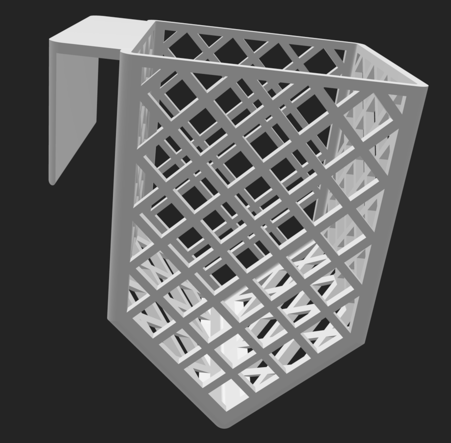 Aquarium Planter Basket for 18mm Edge - No Supports