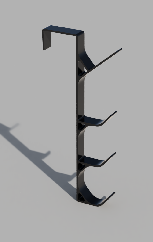 Door-Mounted Coat & Accessory Hanger