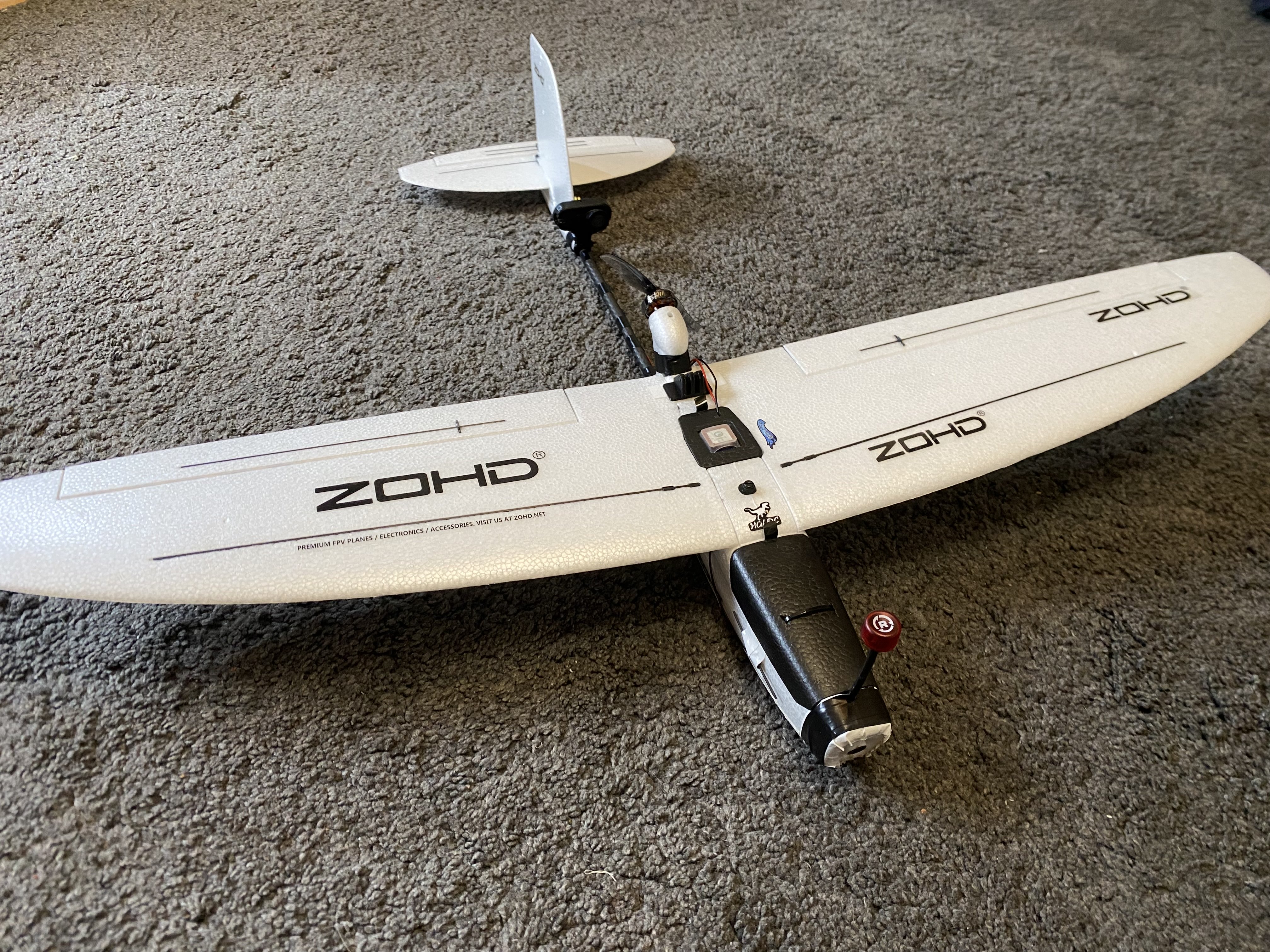 Zohd Drift-hawkeye 4k thumb carbon rod Mount
