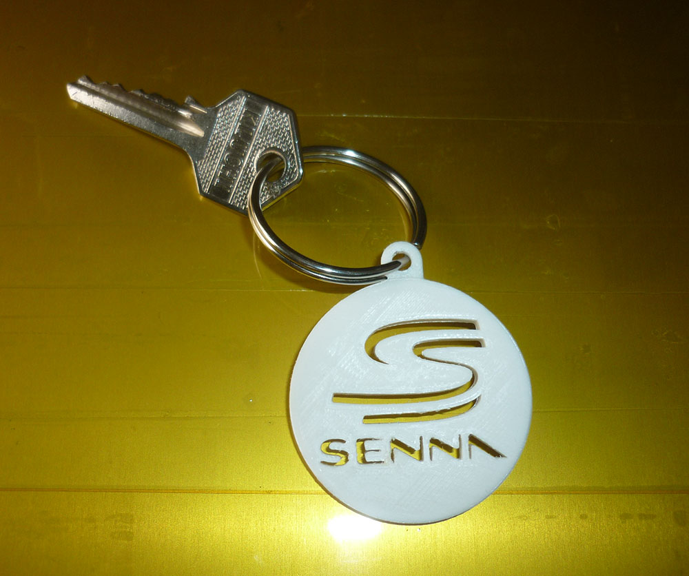 Senna key chain logo