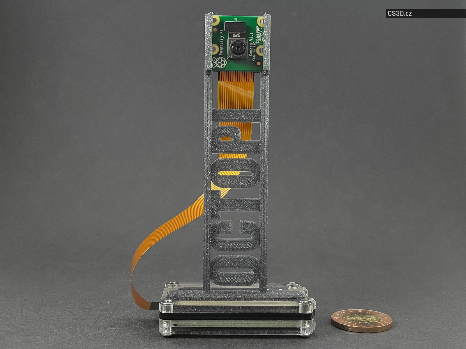 Tom's Raspberry Pi Zero Camera Mount for Zebra Case V1