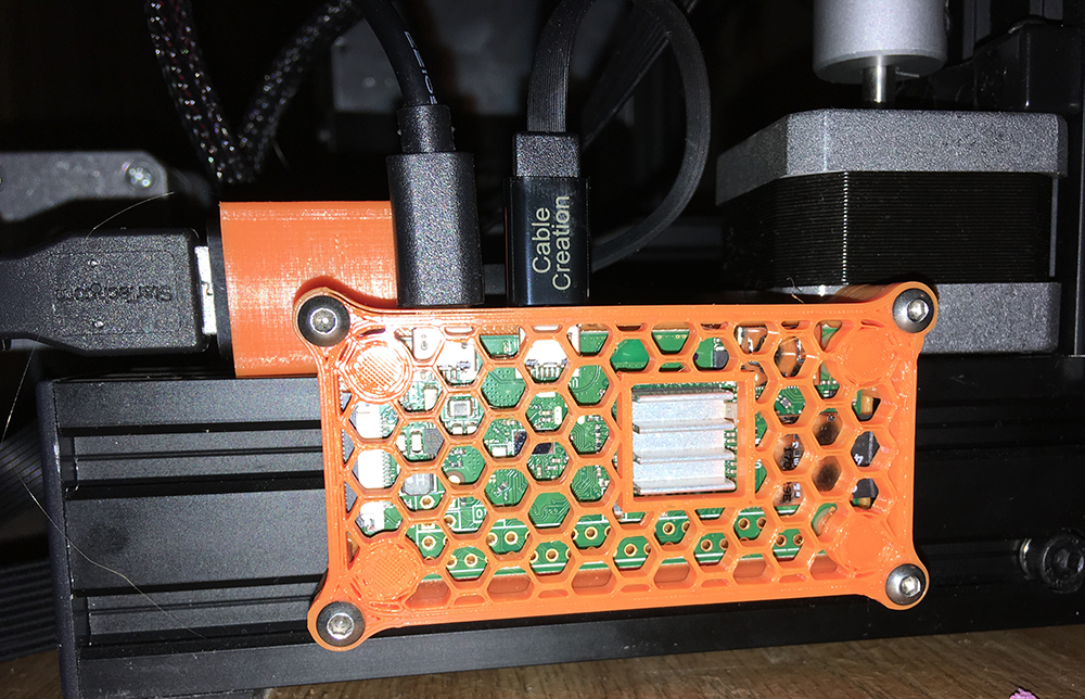 Extrusion Mount for CableCreation USB OTG Adapter