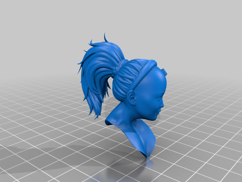 Fighter Girl STL file