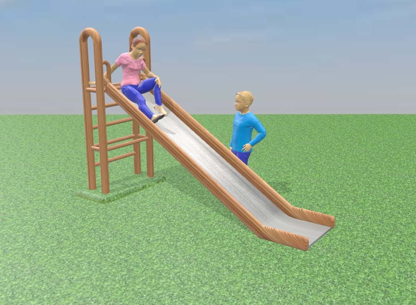 Slide scaled for Sylvanian Families or Playmobil
