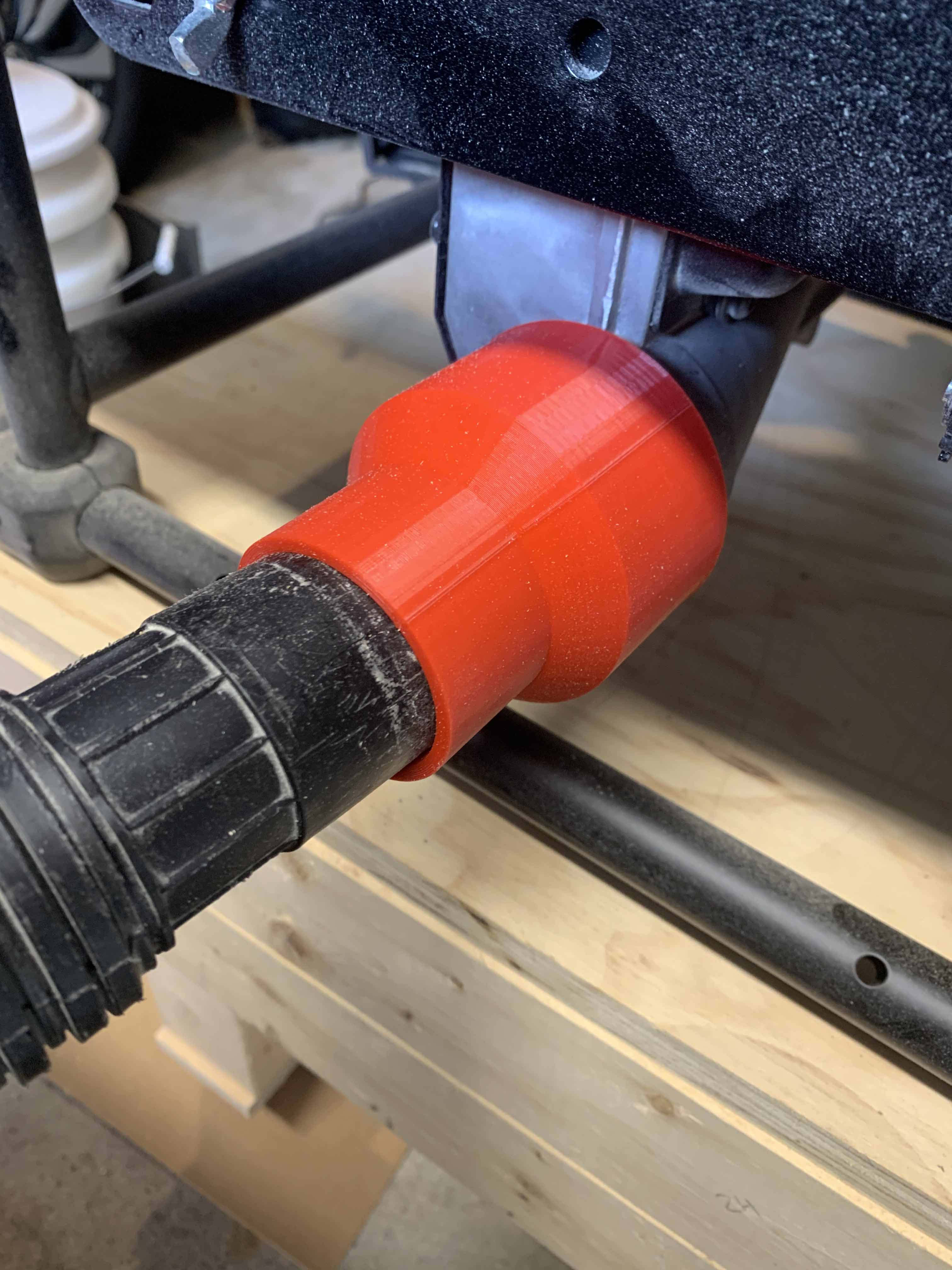 Dewalt Tablesaw to Ridgid Vac Adaptor