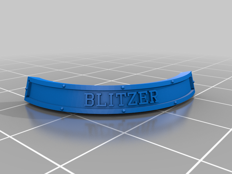 Bloodbowl Nameplate Blitzer