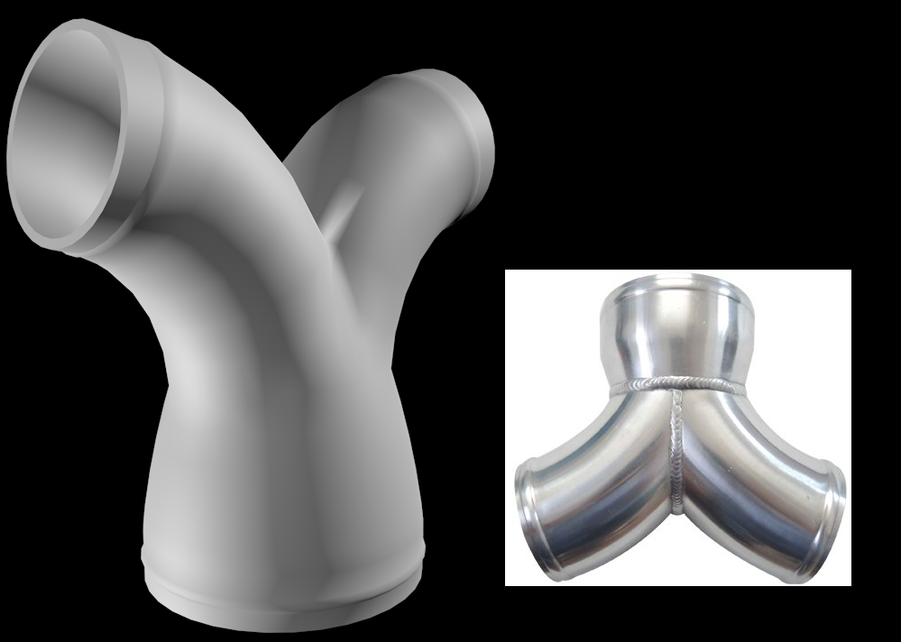 Turbo 'Y' Intake Tube