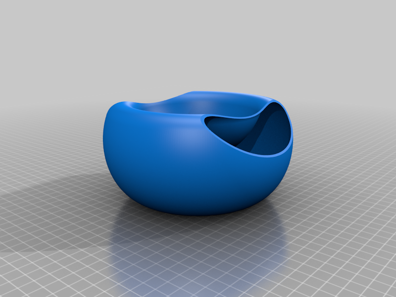 Double sided pistachio  bowl