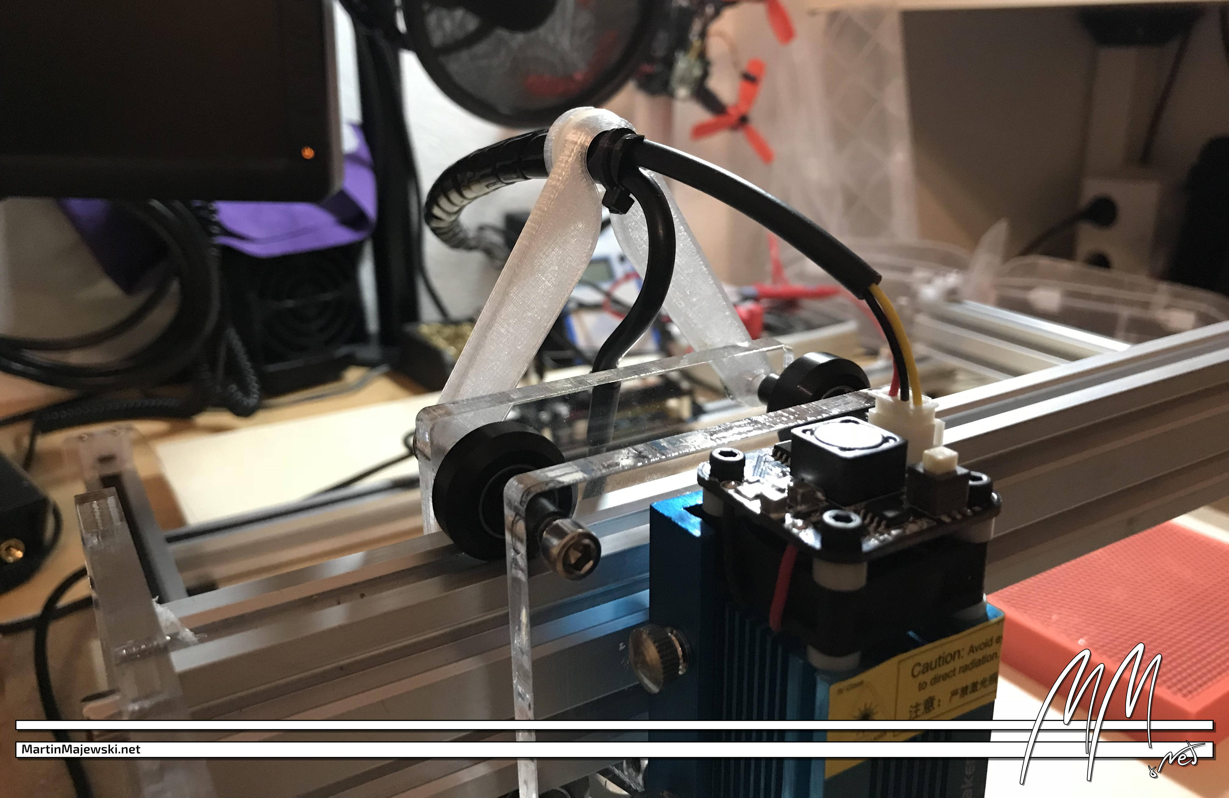 EleksMaker A3 Pro - Cable Support for Laser Carriage