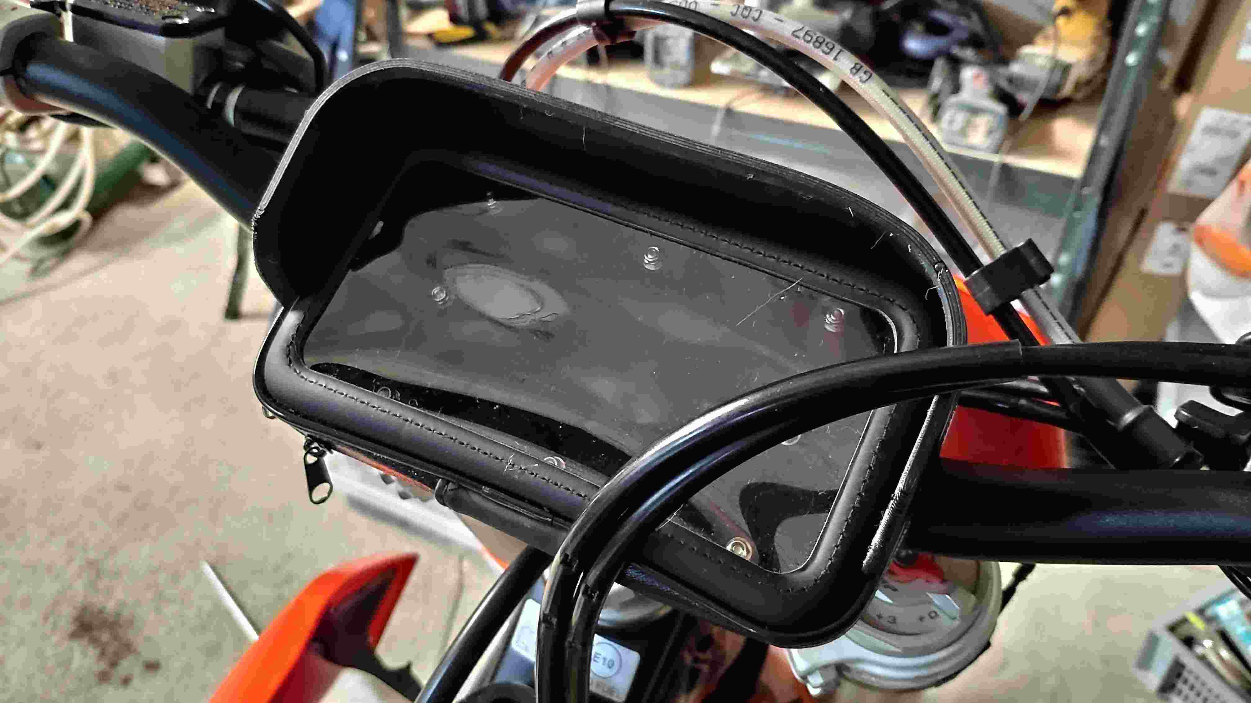 Motorbike smartphone holder KTM Exc