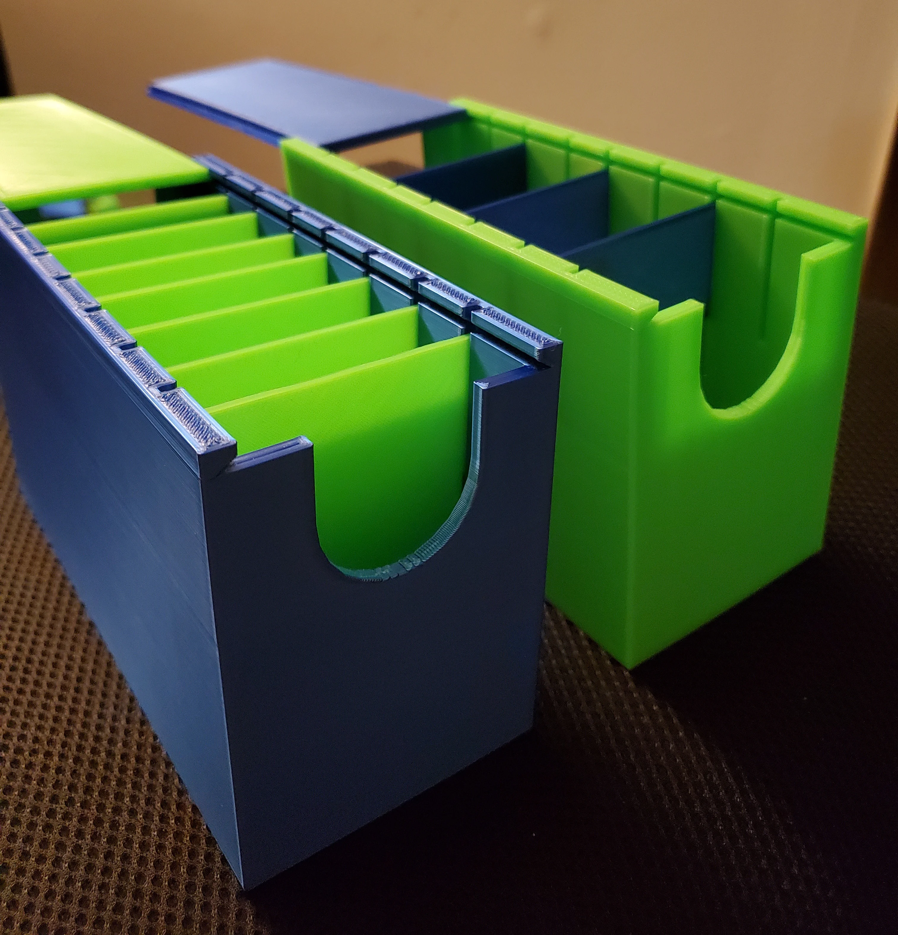 TCG Card Box with Removable Dividers
