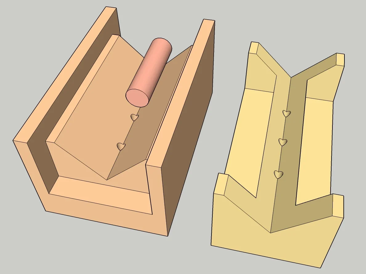 Centre Drill Jig for Tubes / Round Bars