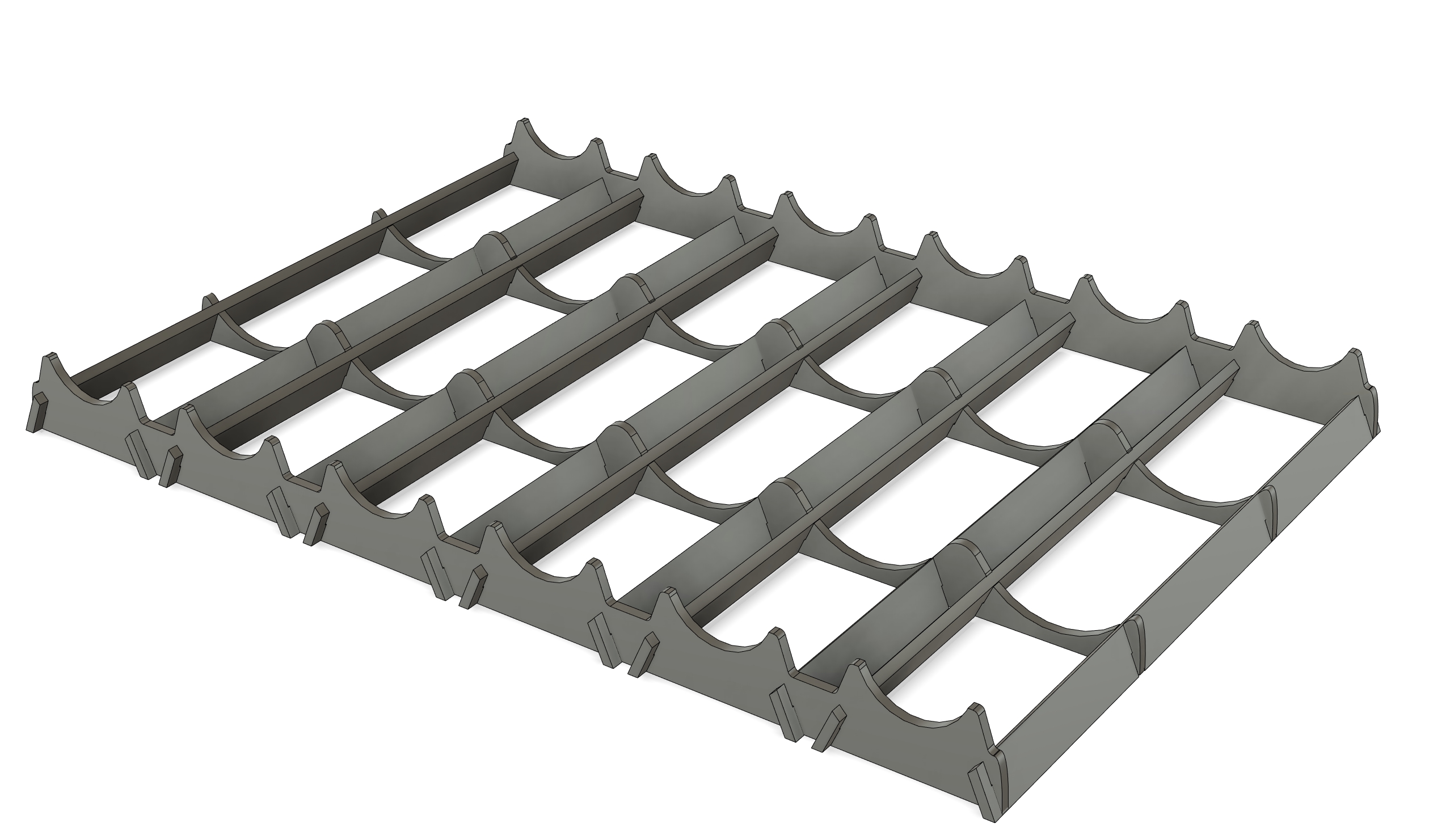 Disassemblable Poker Chip Tray/Rack