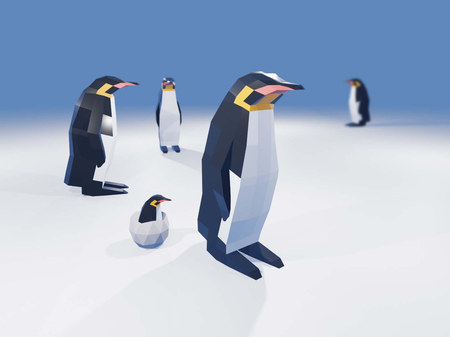 Low Poly Penguin