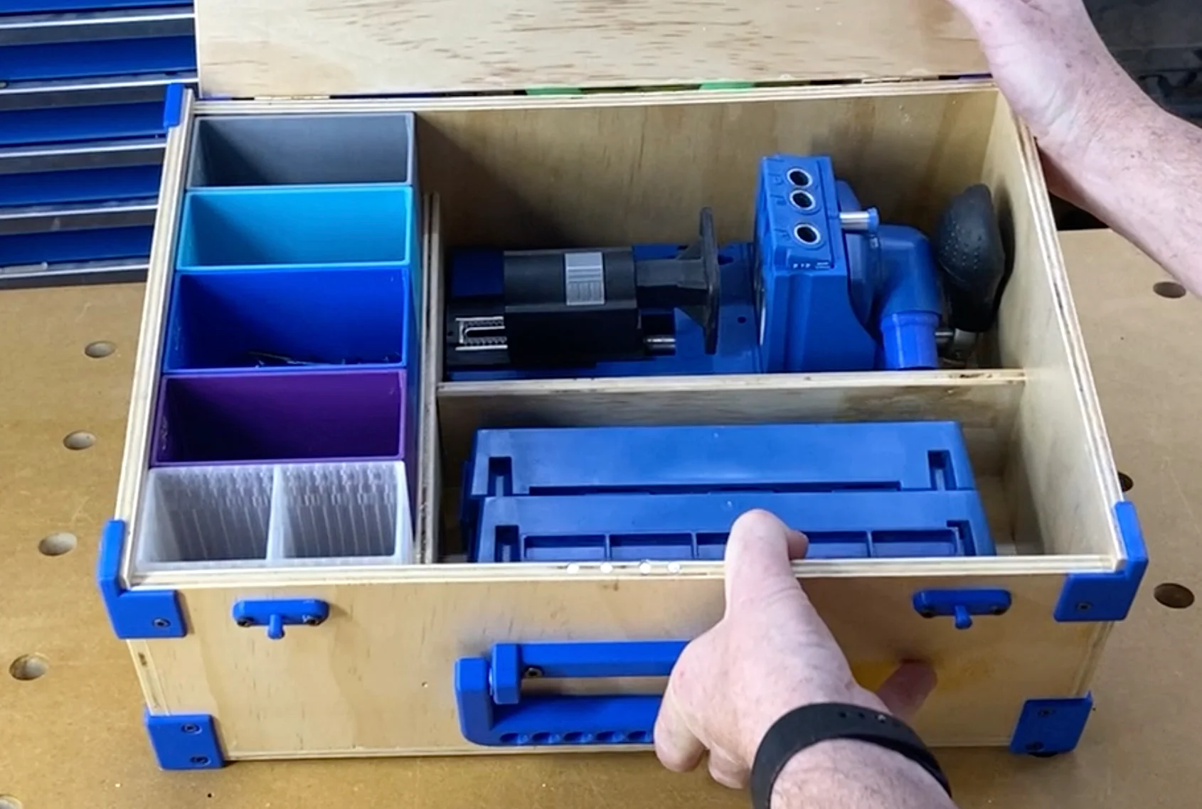 Kreg storage case parts