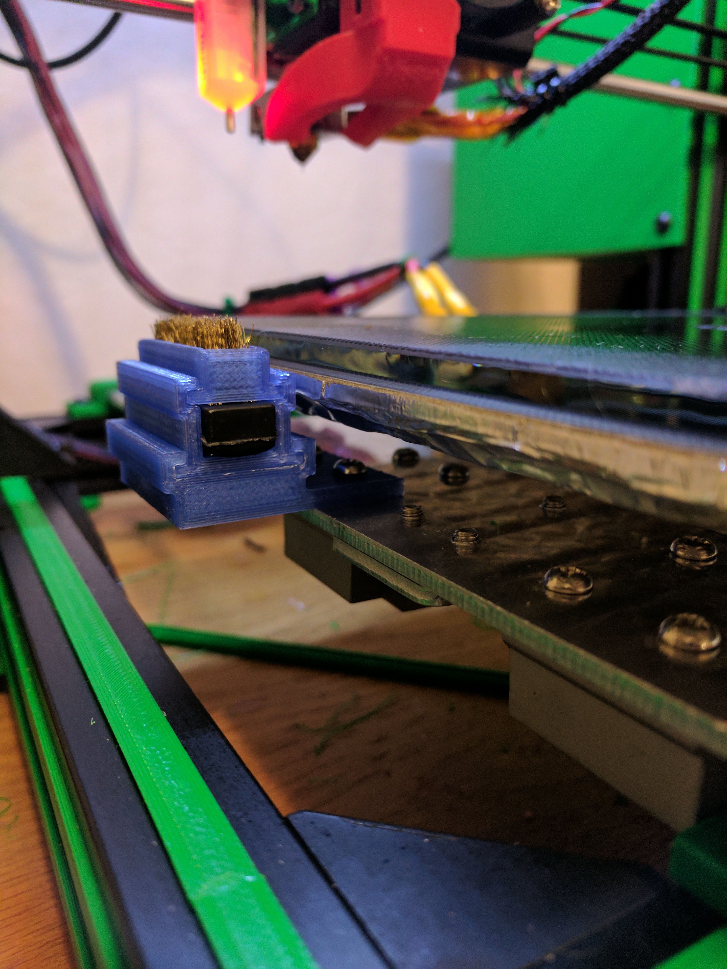 Anet Nozzle Cleaning Brush Mount