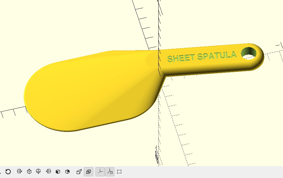 Bed Sheet Tucker Spatula Tool (Customizable)