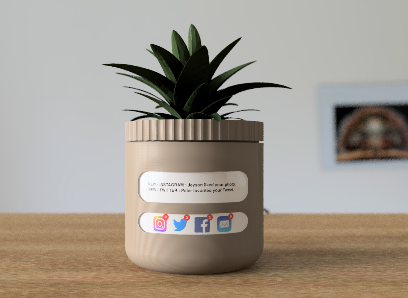 Desktop Notification Device.