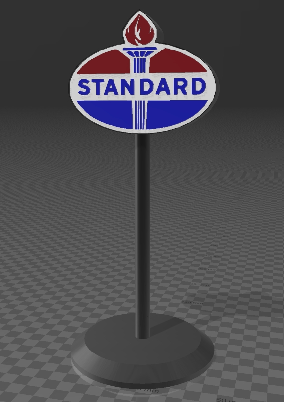 Gas station sign 24