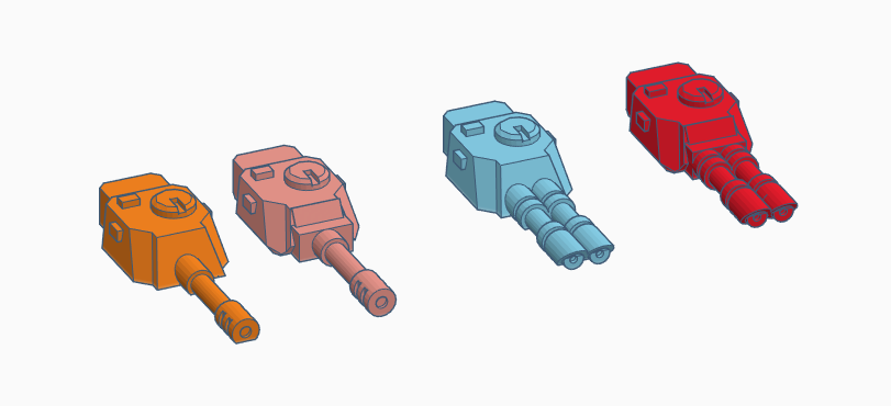 Mods for Predator Destructor Tank (Epic 40K - 6mm scale)