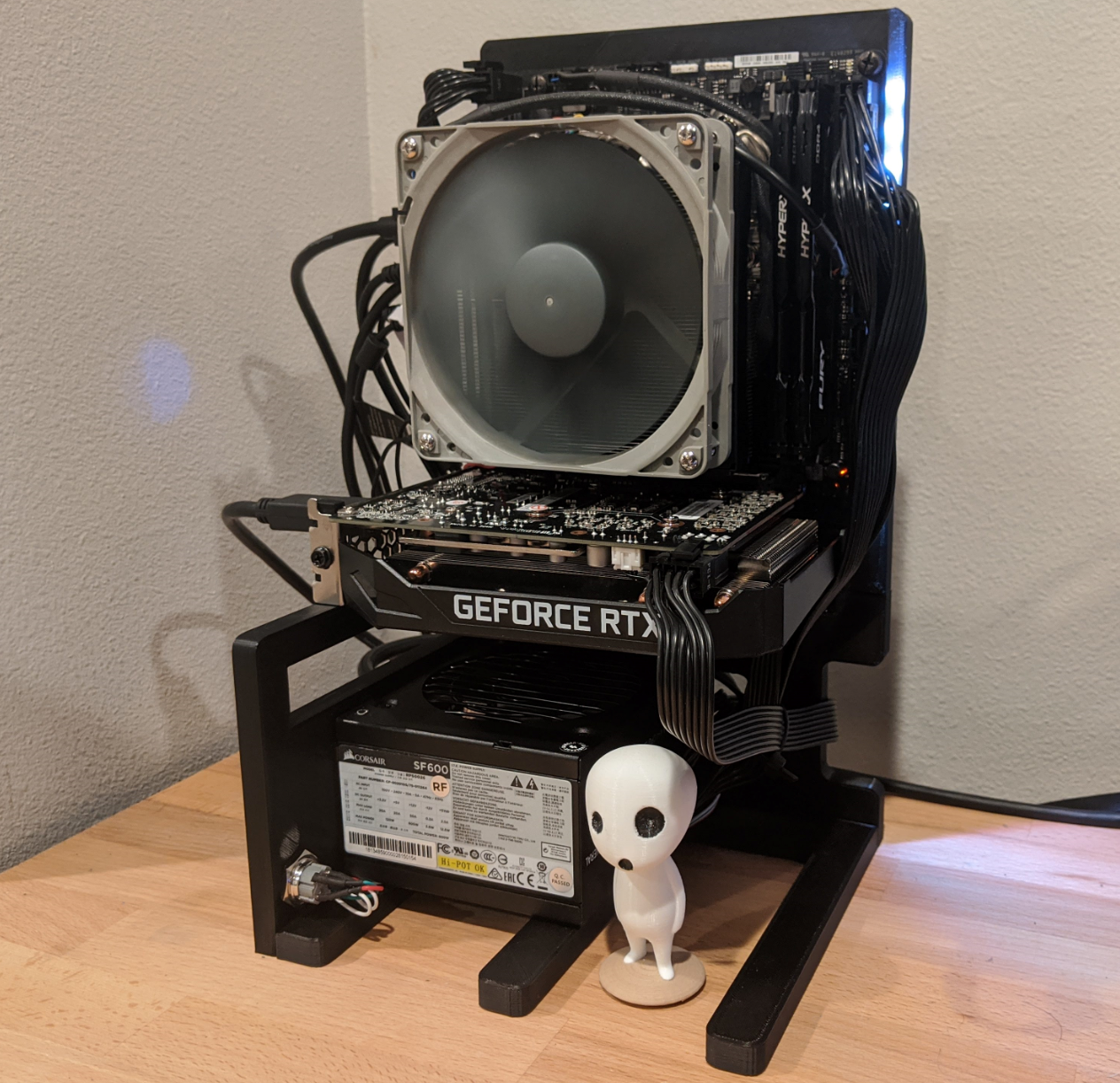 10.6L Mini-ITX Open-Frame SFF PC CASE