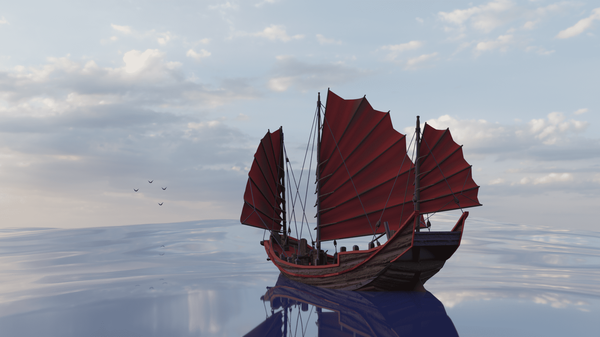 Giunca di Along, asian junk