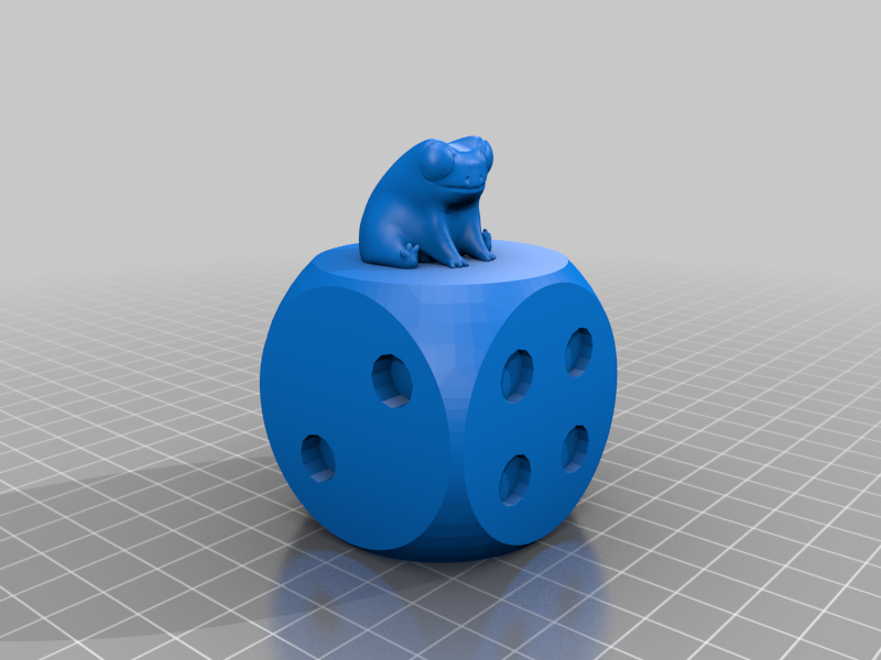 Fred the Frog but on a 6 die