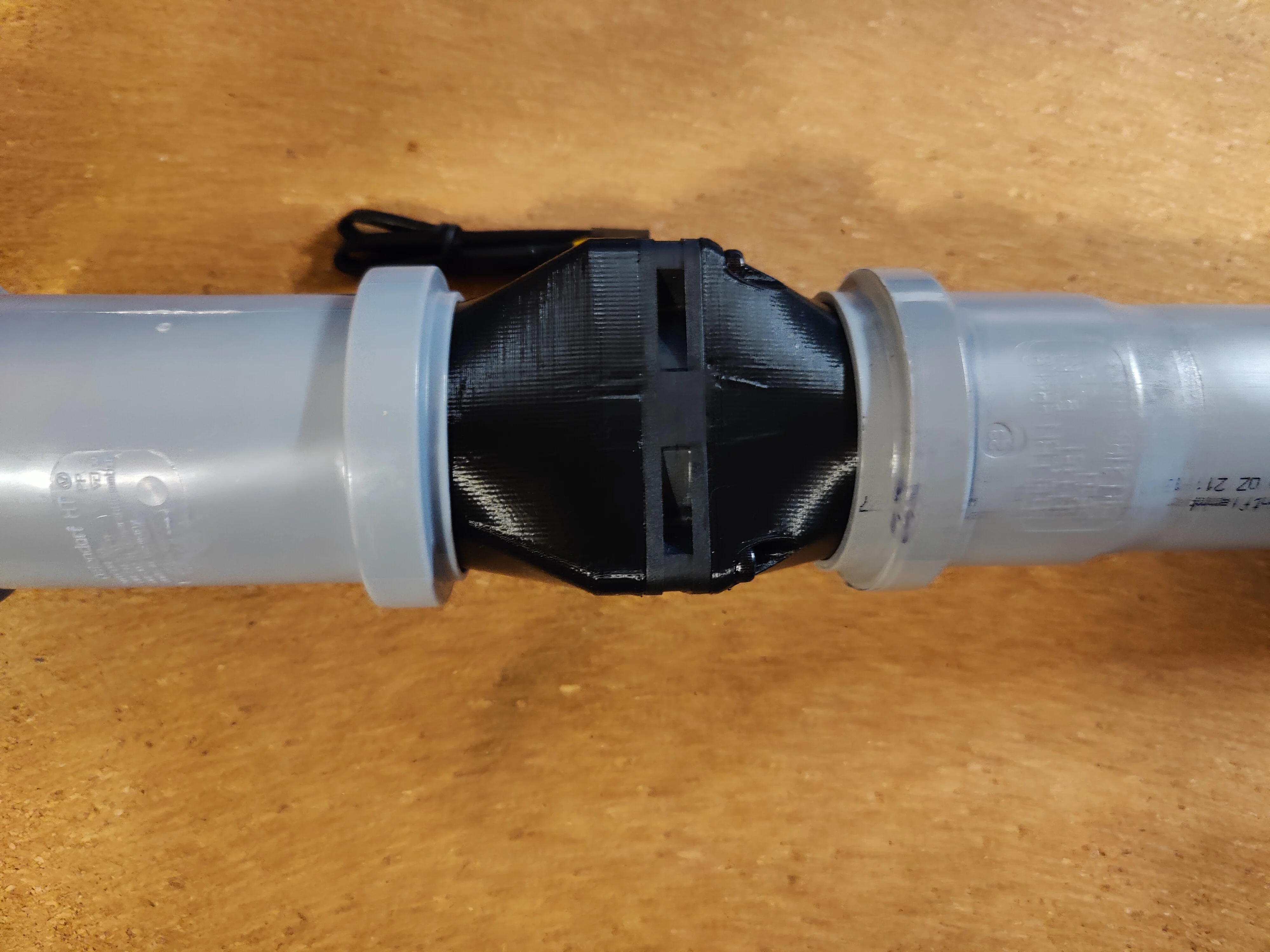 Coolingfan duct for DN50 Pipes