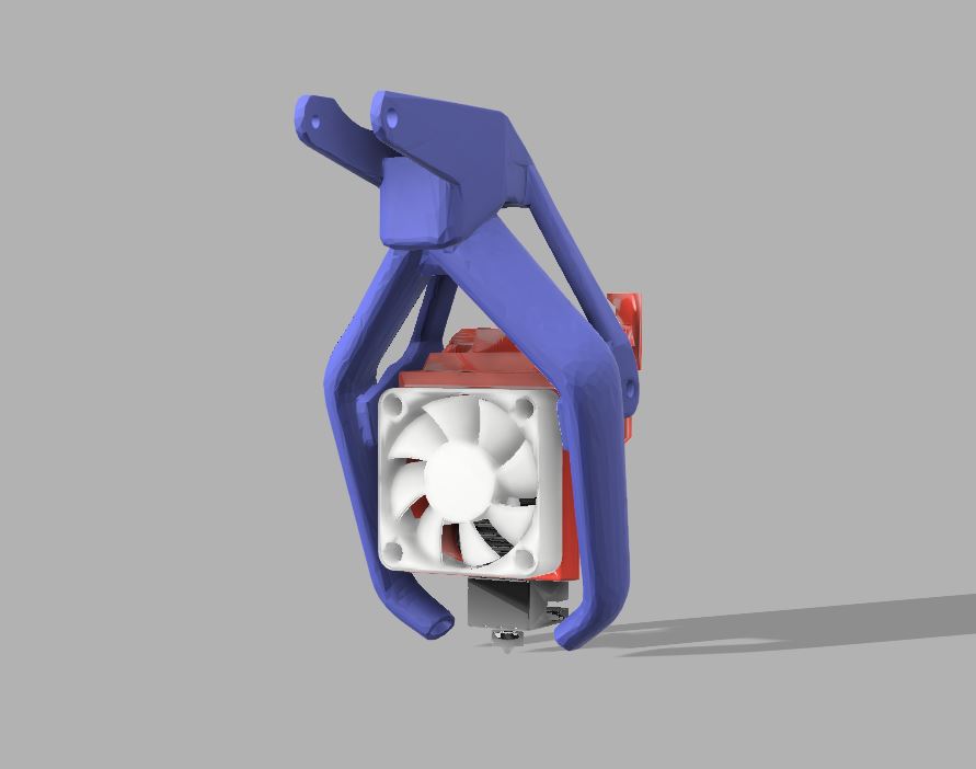 Stupid Tall and Strong Fang for CR10 with 5015 and 40mm fan