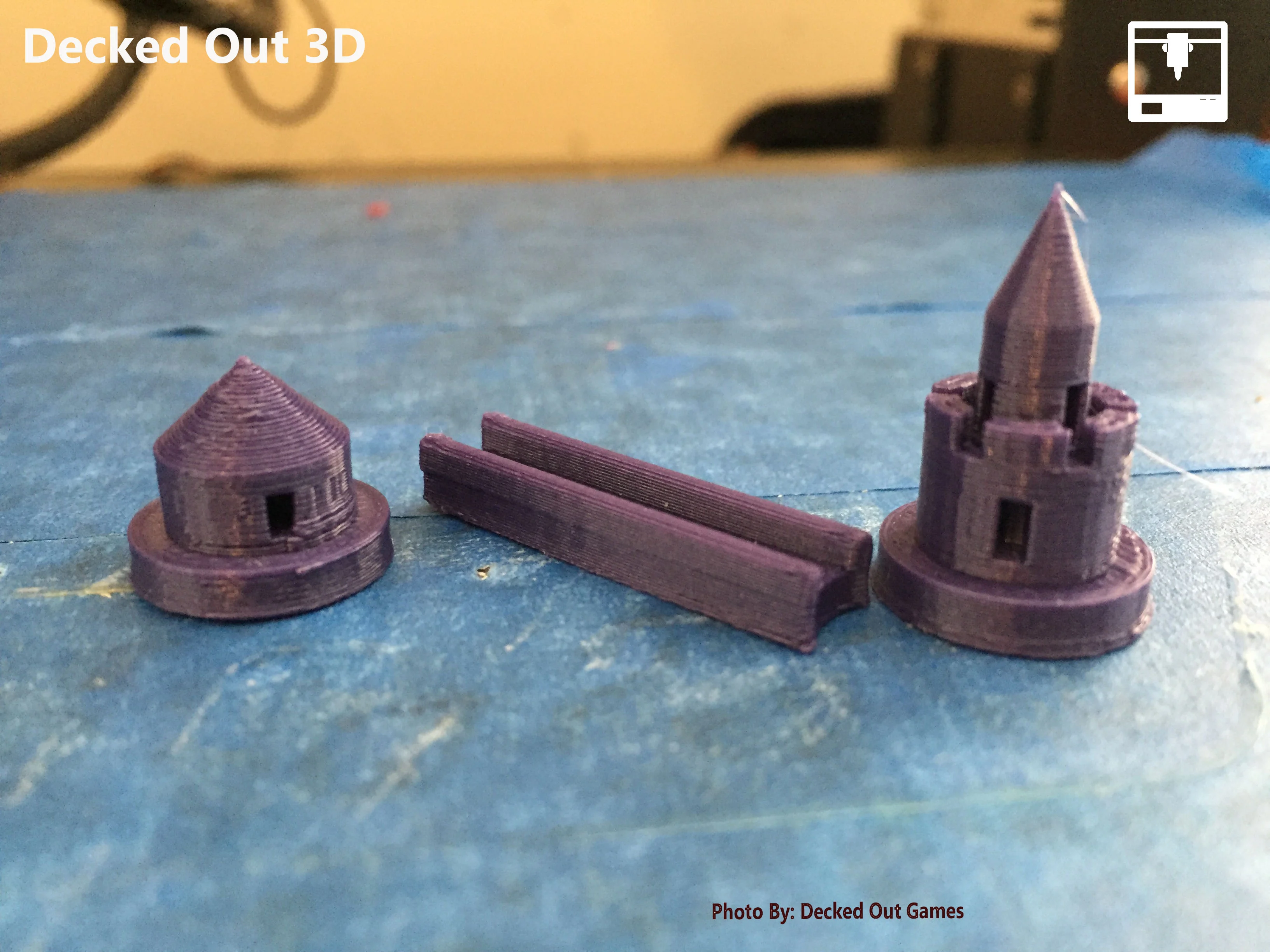 Settlers of Catan - Round Castle Themed Player Set