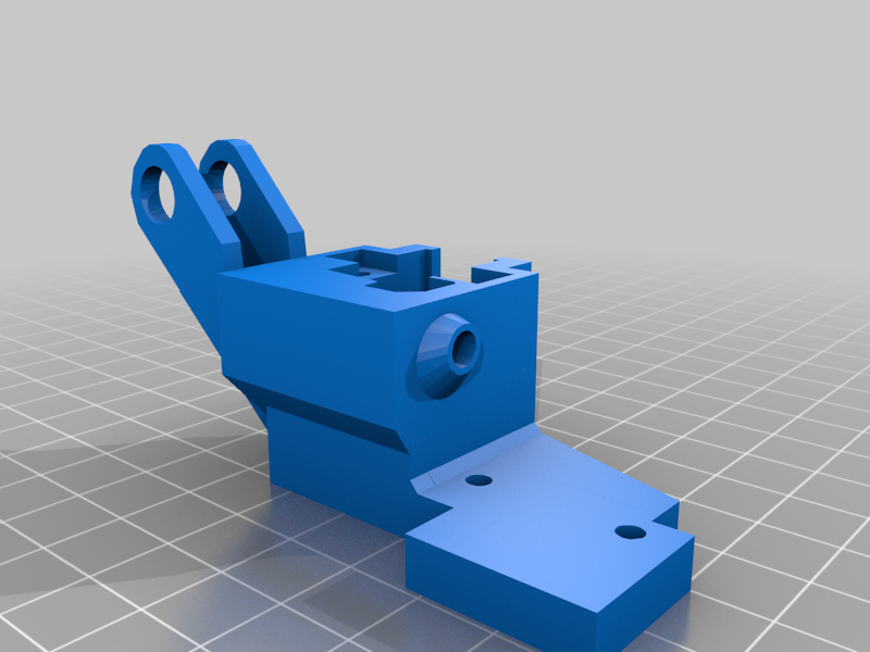 caja sensor filamento + guía con BMG para Biqu B1
