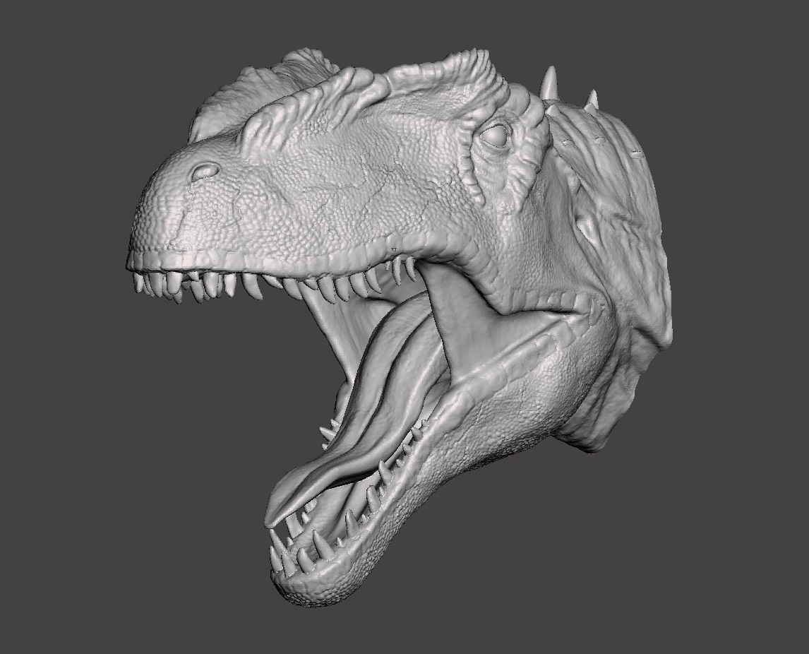 Allosaurus Head For Wall (Large)