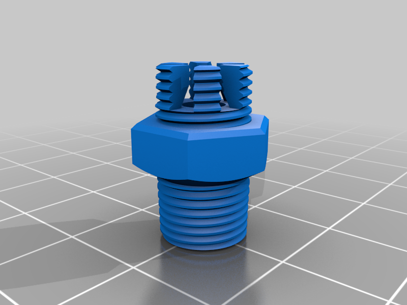 3D printed bowden coupler ender 3