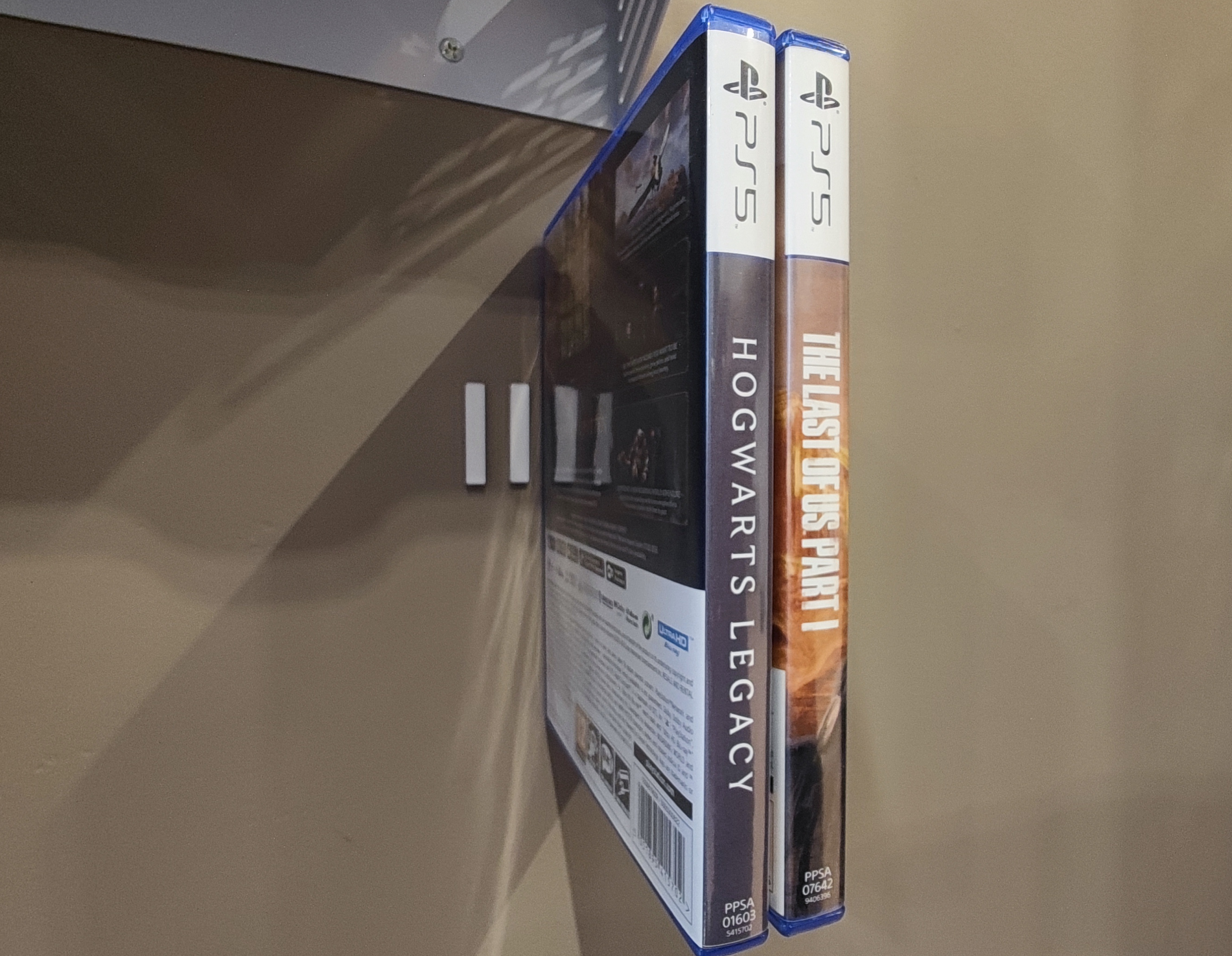Hidden wall mount for game discs (PS5, Xbox, and More)