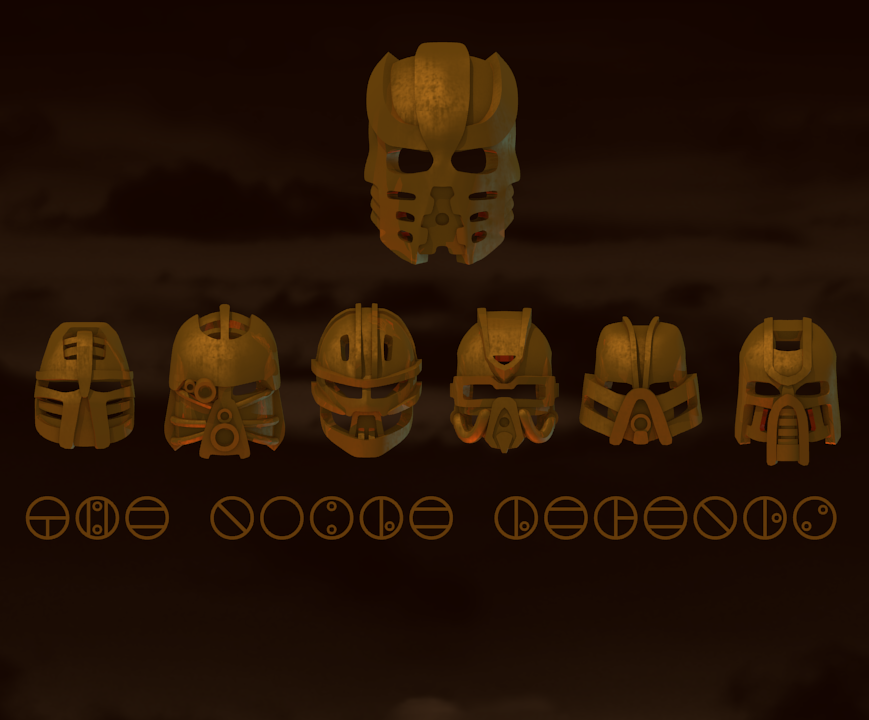 The Noble Legends [MASK PACK #1]