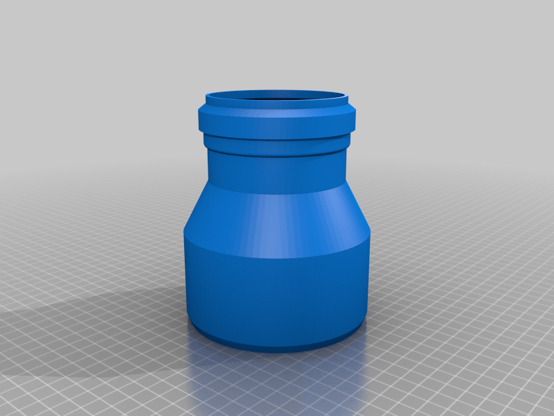 Coaxial pipe adapter 70mm to 110mm