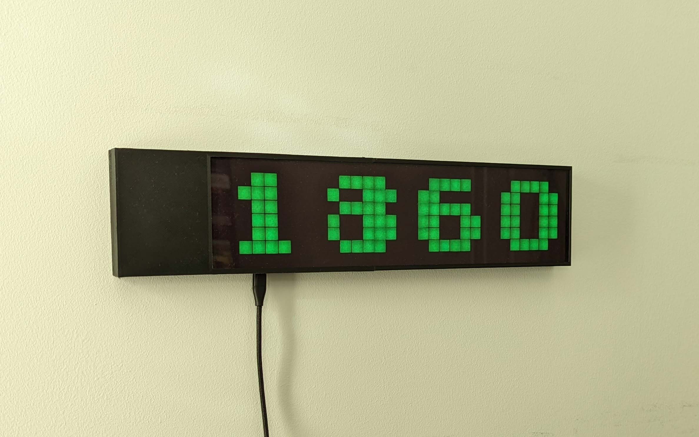 8x32 Neopixel Matrix Display for ESP8266