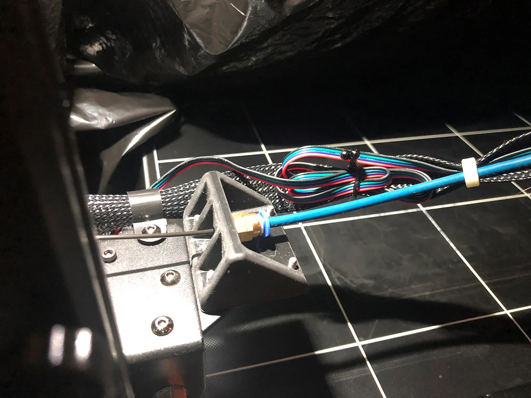 Post Sensor Bowden Tube Feed Bracket, AnyCubic Vyper Kobra & Kobra Max