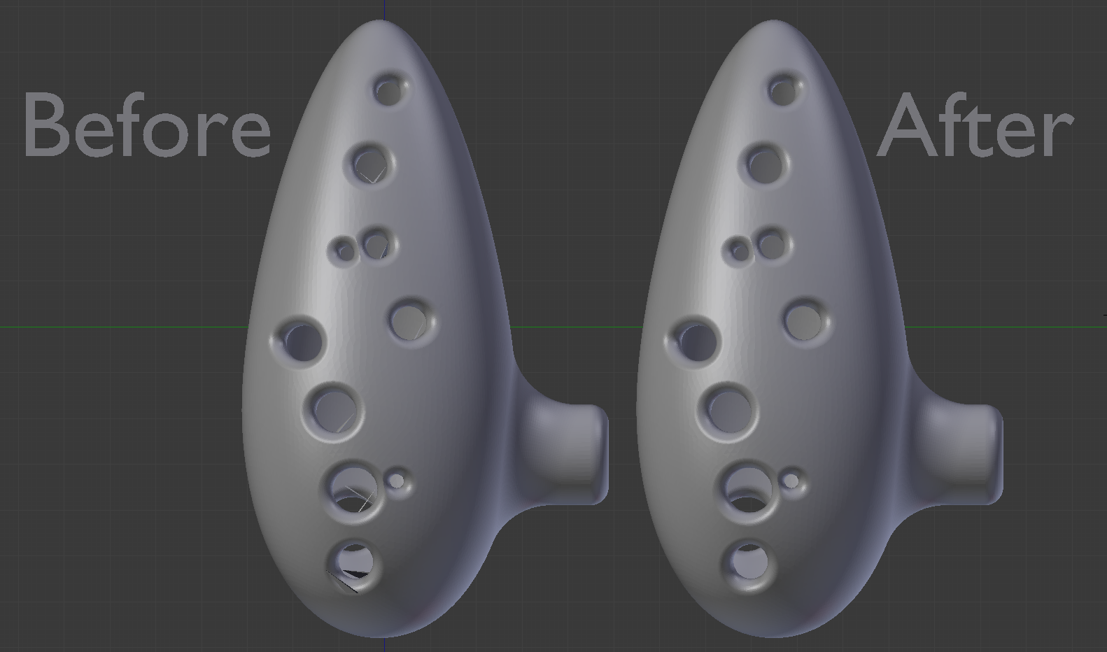 Cleaned Updated 12 Hole Ocarina