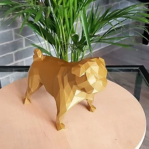 Low poly pug