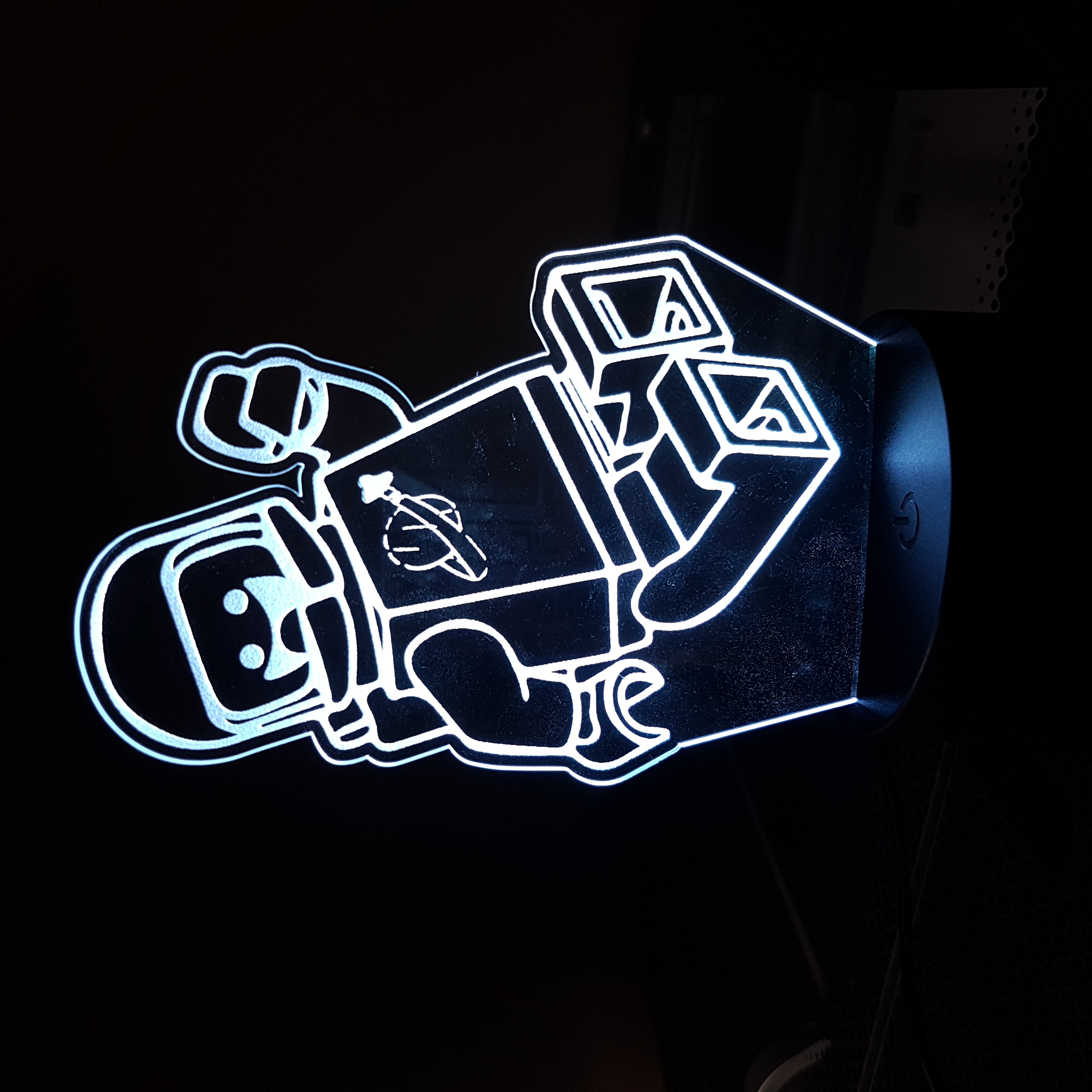 Lego Movie Benny the '80s Space Guy LED Lamp Plate