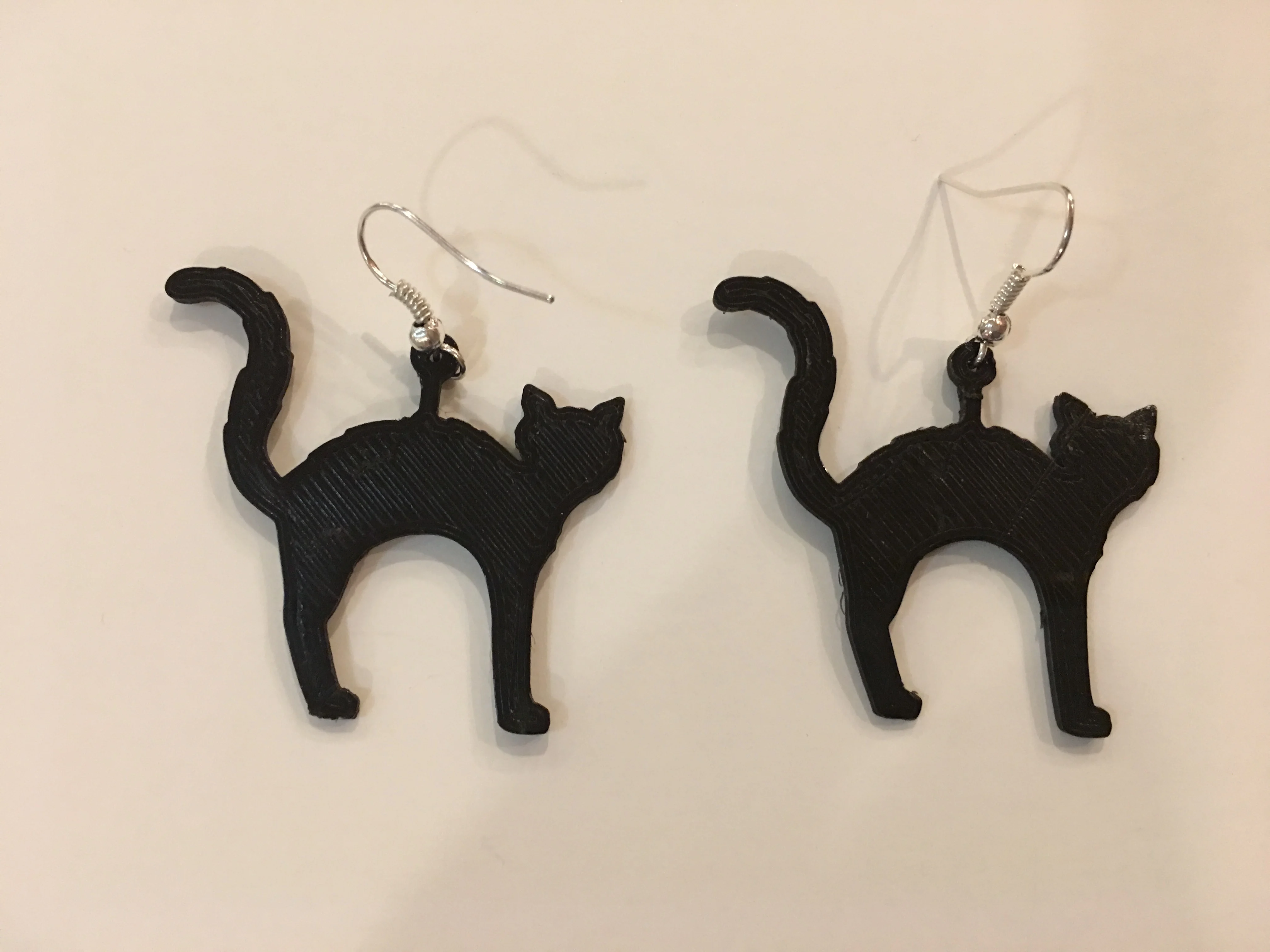 Scary Cat Earrings