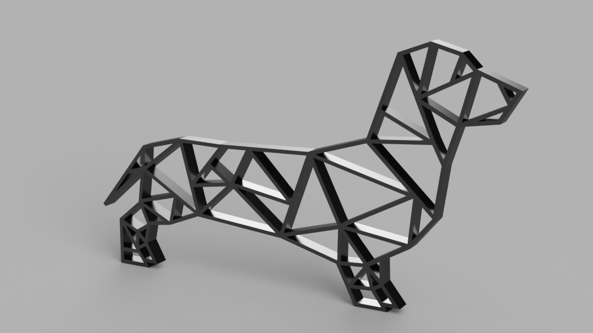 Origami Sausage Dog