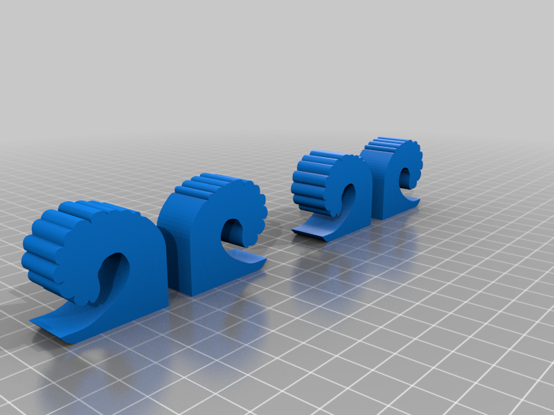 Wave display stand